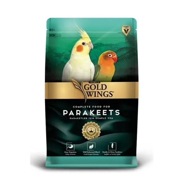 Ürün görseli: Gold Wings Premium Paraket Yemi 1kg
