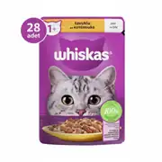 Whiskas Pure Delight Jöleli Tavuklu 85 gr 28'li Yetişkin Kedi Yaş Maması