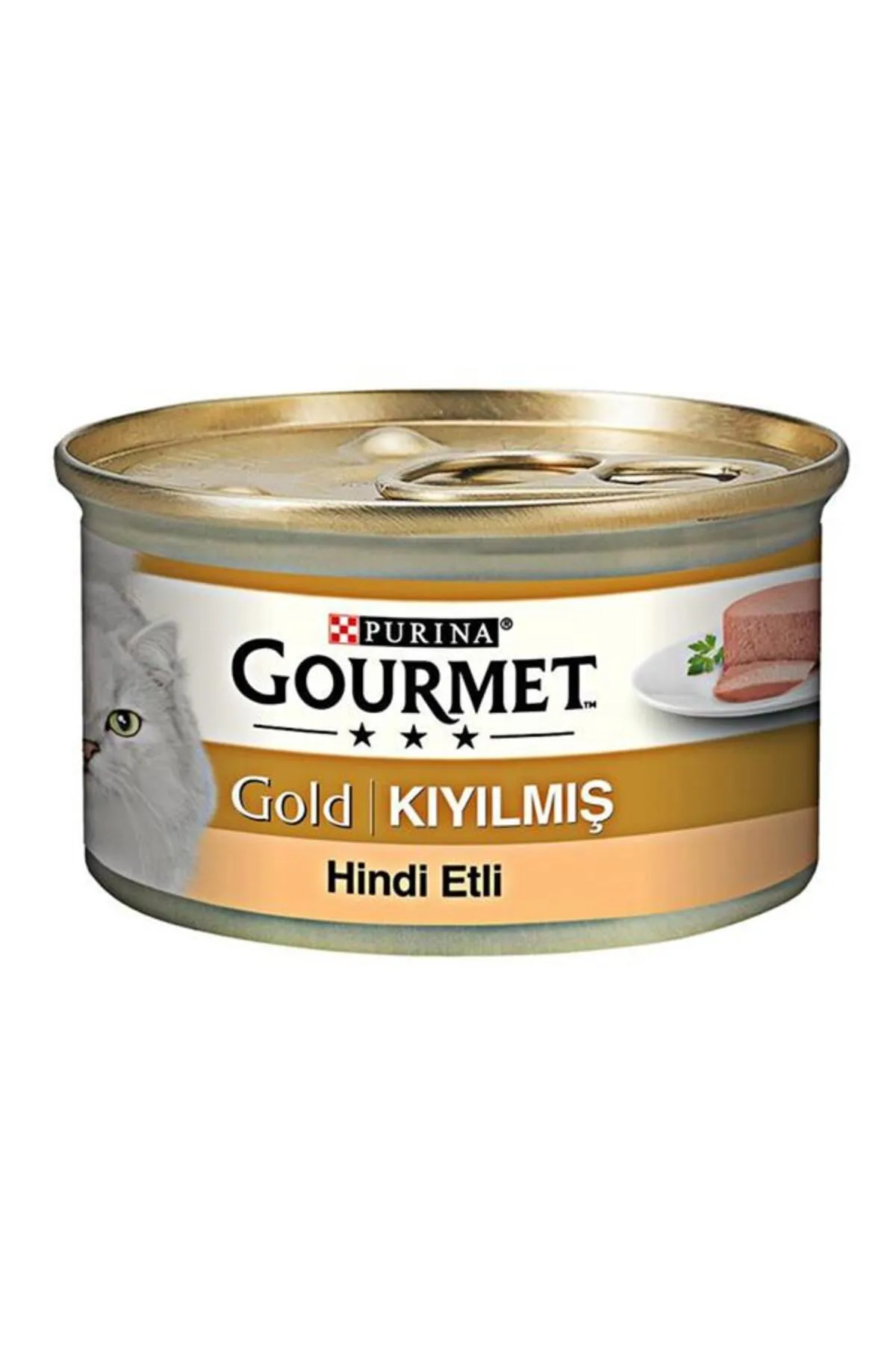 Ürün görseli: Gourmet Gold Kıyılmış Hindili Kedi Konservesi 85gr
