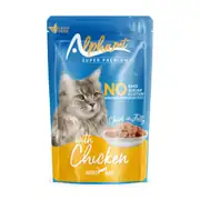 Alphapet Tavuk Etli Jöleli Yetişkin Kedi Pouch 85Gr. 24'Lü