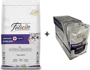 Felicia Somonlu Light Sterilised Kedi Maması 2 kg + 12 Adet Felicia Somonlu Kısır Yaş Mama 85 gr