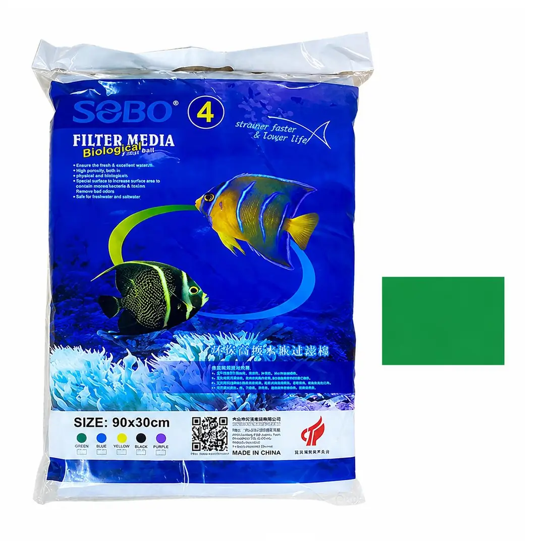 Ürün görseli: Sobo Biyolojik Filtre Süngeri 90x30x2 Yeşil