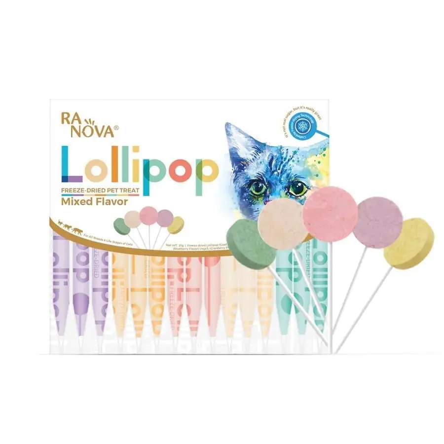 Ürün görseli: Ranova Kediler için Lezzetli Lolipop 1.4gr