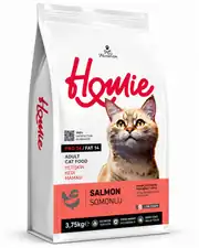 Homie Az Tahıllı Somonlu Yetişkin Kedi Maması 3.75 Kg
