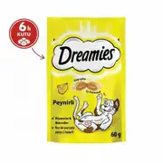 Dreamies Peynirli 60 gr 6'lı Kedi Ödül Maması