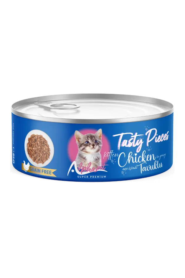 Ürün görseli: Alphapet Yavru Kedi Tavuklu Gourmet Konserve 100gr