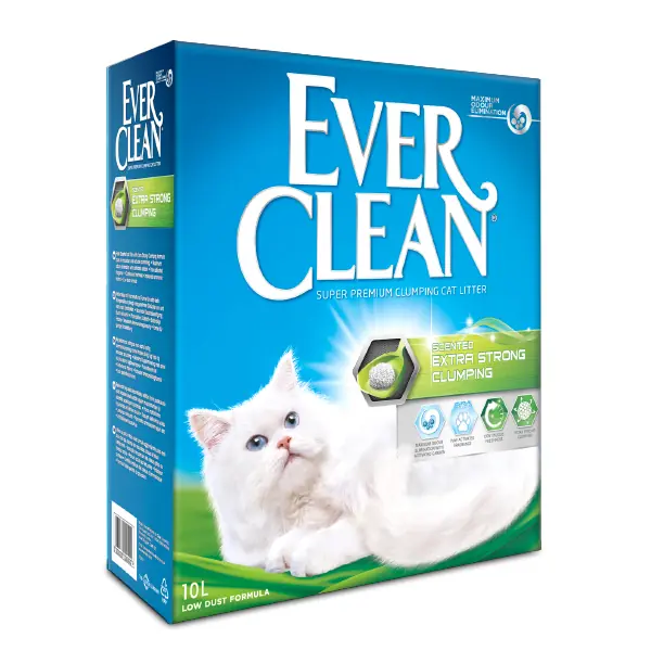 Ürün görseli: Ever Clean Extra Strong Scented Koku Engelleyici Doğal Kedi Kumu 10 Lt