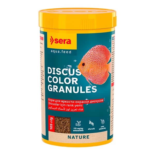 Ürün görseli: Sera Discus Color Granules 250ml 105gr