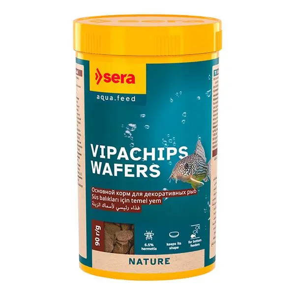 Ürün görseli: Sera Vipachips Nature 250 ml Balık Yemi