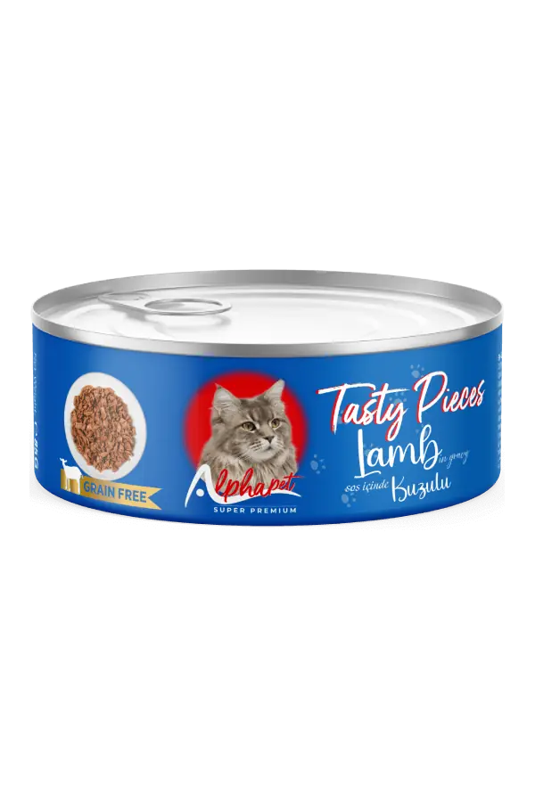 Ürün görseli: Alphapet Yetişkin Kuzu Etli Gourmet Konserve 100gr