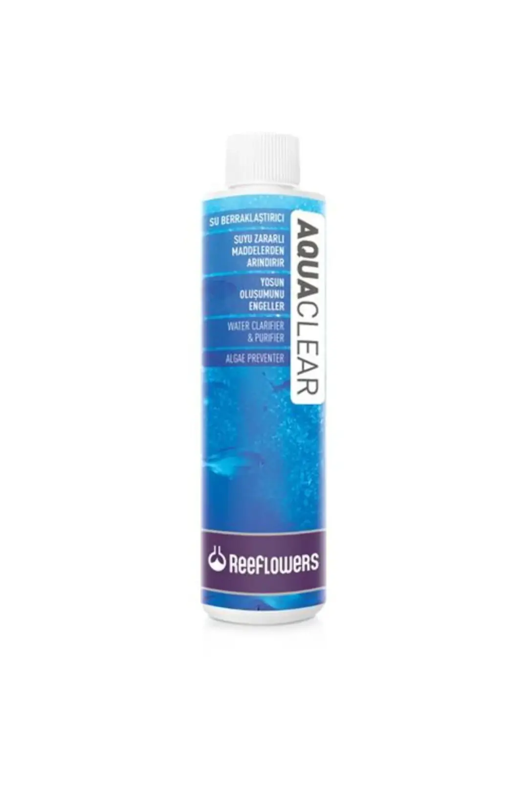 Ürün görseli: ReeFlowers Aqua Clear Akvaryum Su Berraklaştırıcı 85 Ml.
