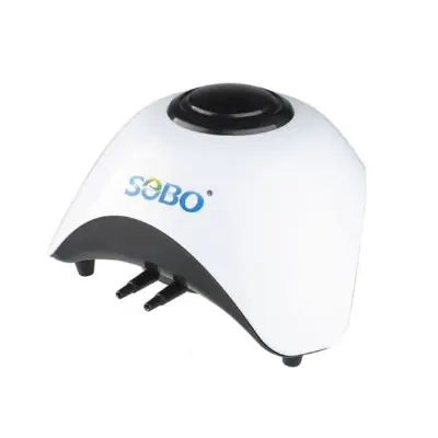 Ürün görseli: Sobo Çift Çıkışlı Hava Motoru 10W 2x6 Lt/Min