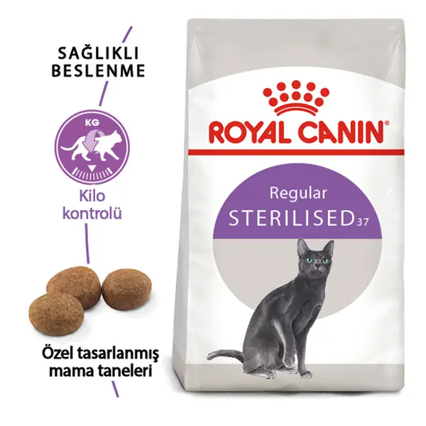Ürün görseli: Royal Canin Sterilised 37 Kısırlaştırılmış Kedi Maması 2kg