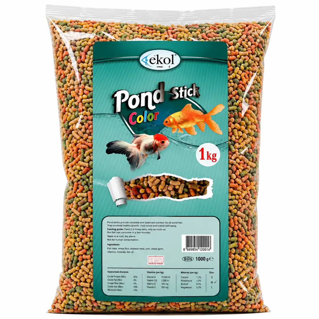 Ürün görseli: Ekol Color Pond Stick Balık Yemi 1 Kg