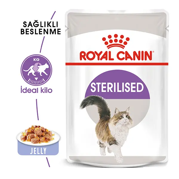 Ürün görseli: Royal Canin Jöle İçinde Kısırlaştırılmış Yetişkin Kedi Konservesi 85gr