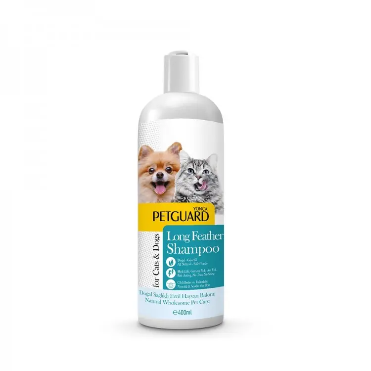 Ürün görseli: Petguard Long Feather Kedi Köpek Şampuanı