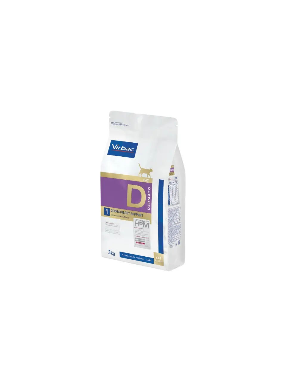 Ürün görseli: Virbac Dermatology Support Cat Food 3kg