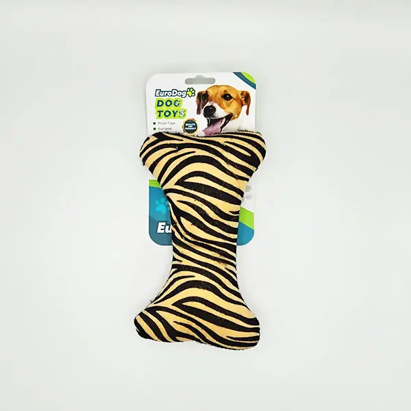 Ürün görseli: EuroDog Sesli Peluş Kemik Köpek Oyuncağı 17x8 Cm
