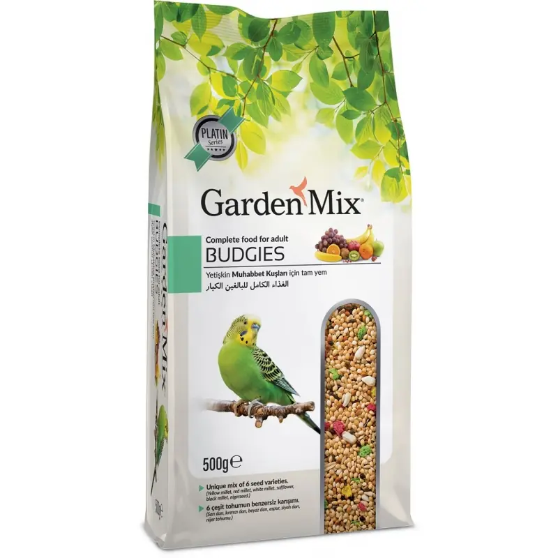 Ürün görseli: Gardenmix Platin Meyveli Muhabbet Kuş Yemi 500g