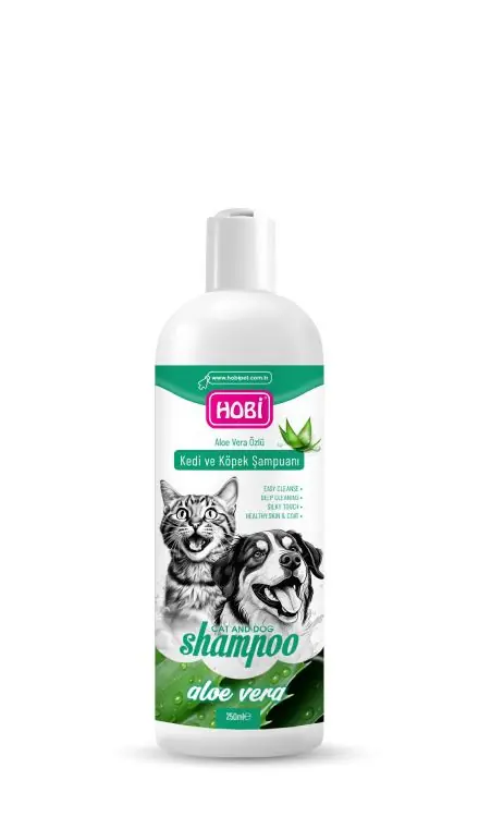 Ürün görseli: Hobi Aloe Vera Özlü Kedi ve Köpek Şampuanı 250ml