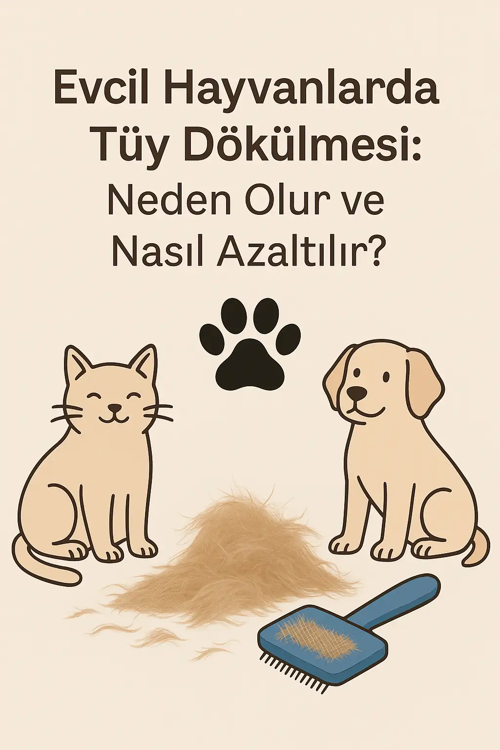 Blog post: Evcil Hayvanlarda Tüy Dökülmesi: Neden Olur ve Nasıl Azaltılır ?