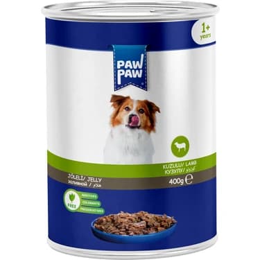 Ürün görseli: Paw Paw Jöleli Kuzu Etli Yavru Köpek Konservesi 400Gr 12 Adet