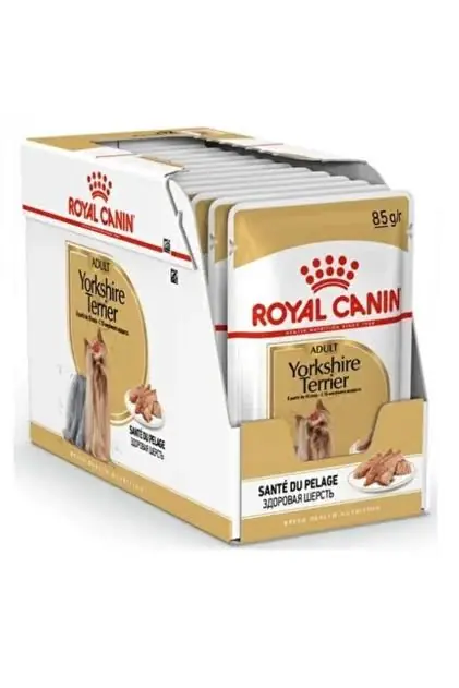 Ürün görseli: Yorkshire Terrier Yetişkin Köpek Yaş Maması 85 Gr - 12 Adet
