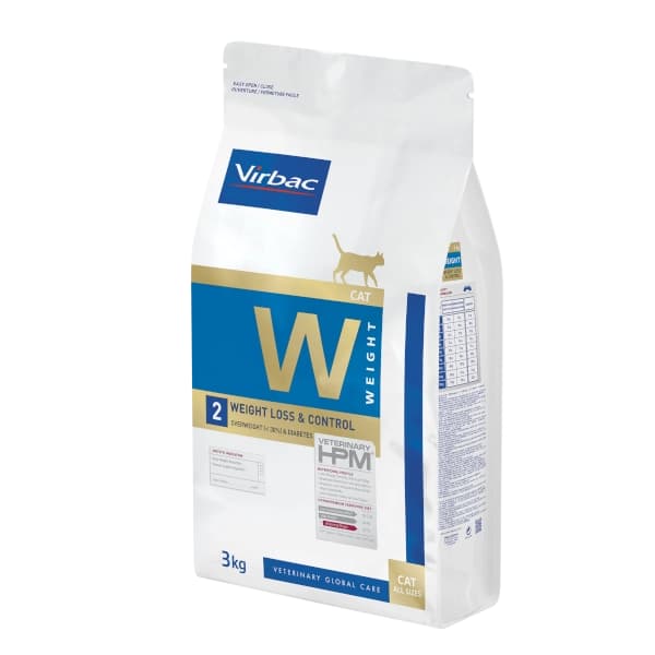 Ürün görseli: Virbac W2 Weight Loss & Control Obesity Kedi Maması 1,5 Kg