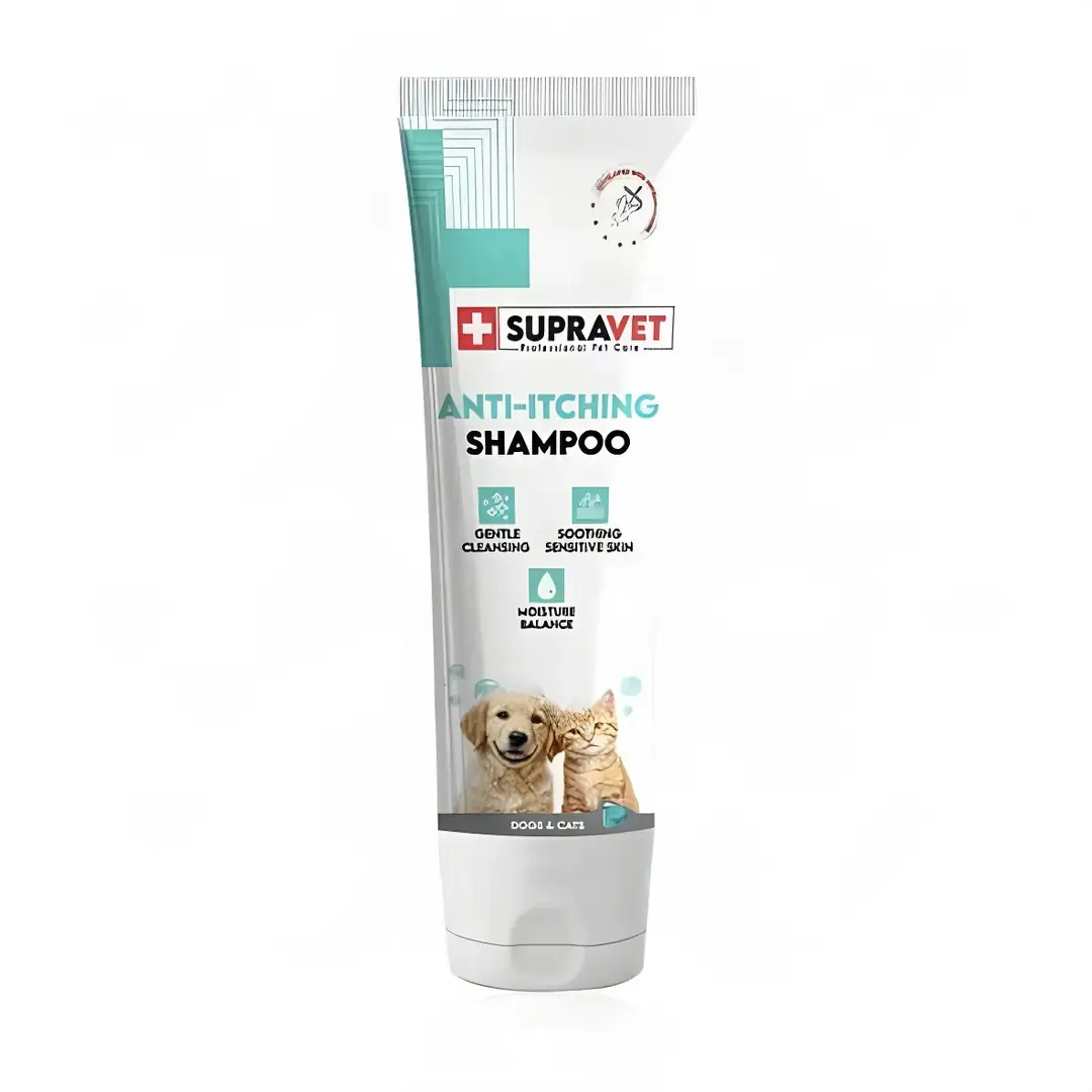 Ürün görseli: Supravet Kaşıntı Önleyici 200 ml Kedi Köpek Şampuanı