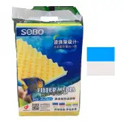 Sobo Biyolojik Filtre Süngeri 45x30x2 Mavi Beyaz