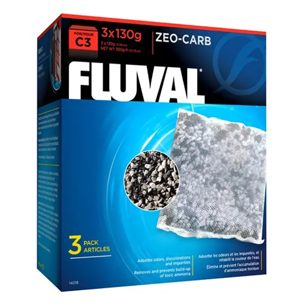Ürün görseli: Fluval C3 Zeo Karbon (3x130 Gr)