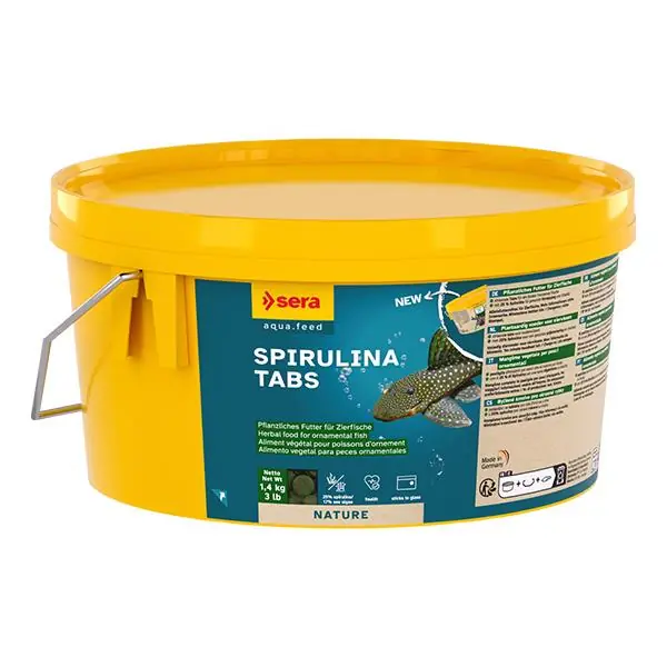Ürün görseli: Sera Spirulina Tabs Nature 2150 Tablet Balık Yemi