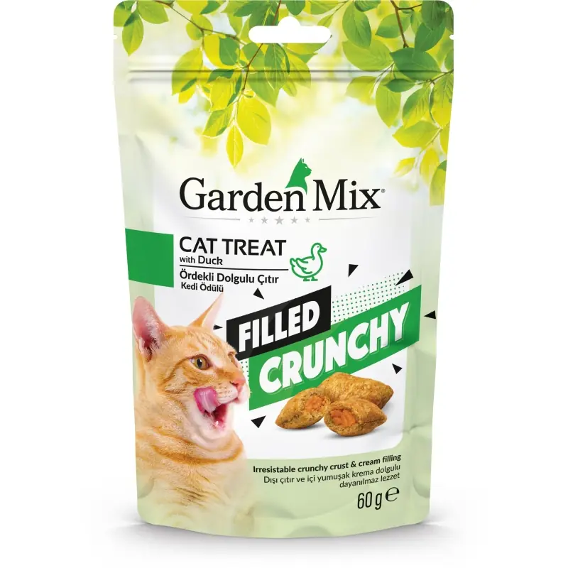 Ürün görseli: Garden Mix Ton Balıklı İçi Dolgulu Kedi Ödülü 60gr