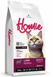 Homie Az Tahıllı Kuzu Etli Yetişkin Kedi Maması 3.75 Kg