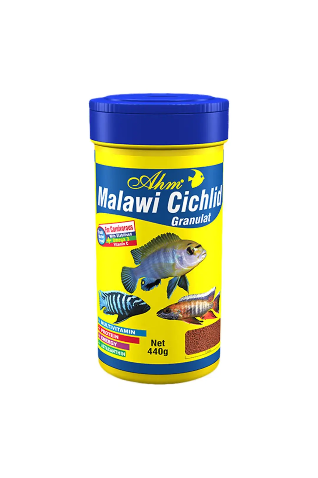 Ürün görseli: Ahm Malawi Cichlid Granulat 1000 Ml