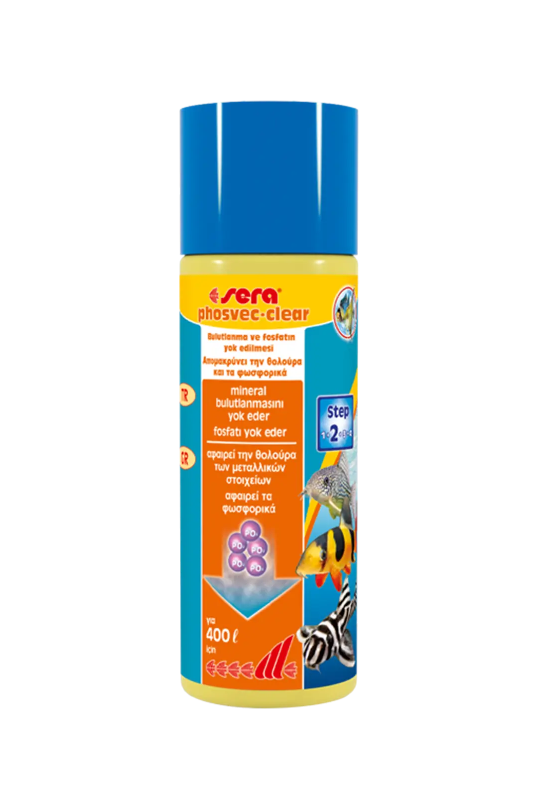 Ürün görseli: Sera Phosvec Clear Su Berraklaştırıcı 100 ml