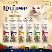 Can's Gourmet Lollipop Mix Tavuklu Karışık Aromalı 15x1.4 Gr