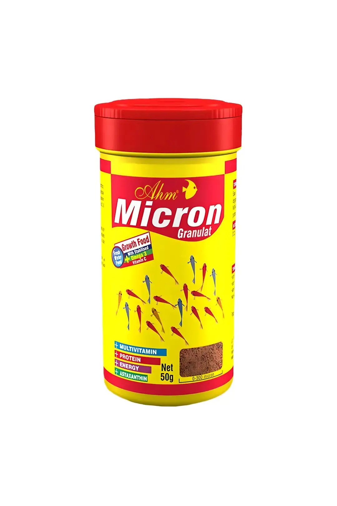 Ürün görseli: Ahm Micron Granul Food 100 ml Balık Yemi