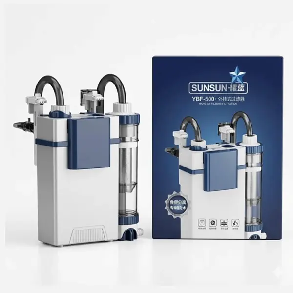 Ürün görseli: Sunsun YBF 500 Yeni Nesil Askı Filtre 500 Lt/h 6w