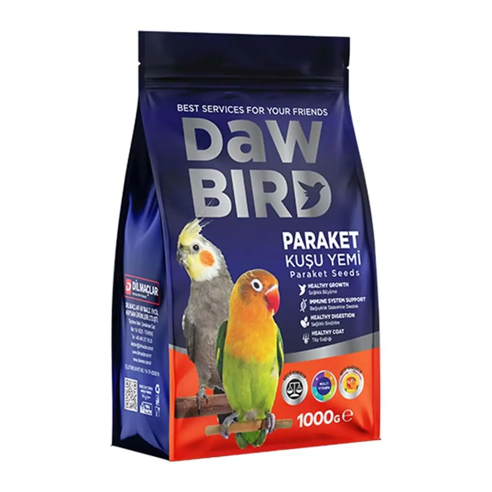 Ürün görseli: Dawbird 1000 gr Paraket Kuş Yemi