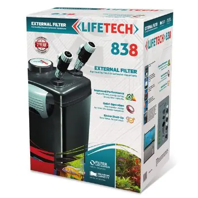 Ürün görseli: Lifetech 838 4 Sepetli 1200 L/H Akvaryum Dış Filtre