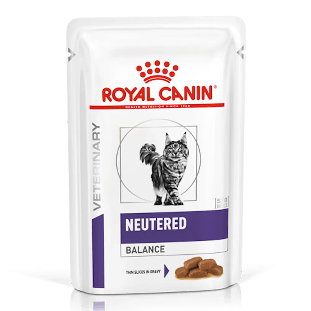Ürün görseli: Royal Canin Neutered Satiety Soslu Yaş Mama - İştah Dengeleyici ve Kilo Kontrolü (12'li Paket)