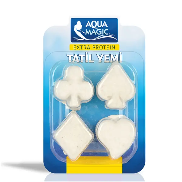 Ürün görseli: Aqua Magic Haftalık Tatil Yemi 4'lü