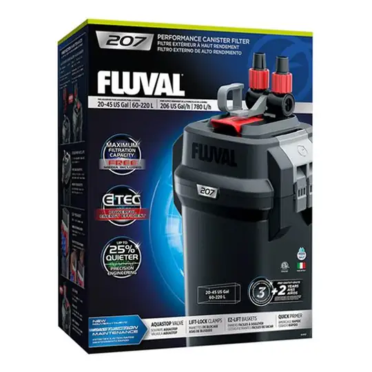 Ürün görseli: Fluval 207 Dış Filtre 780L/H