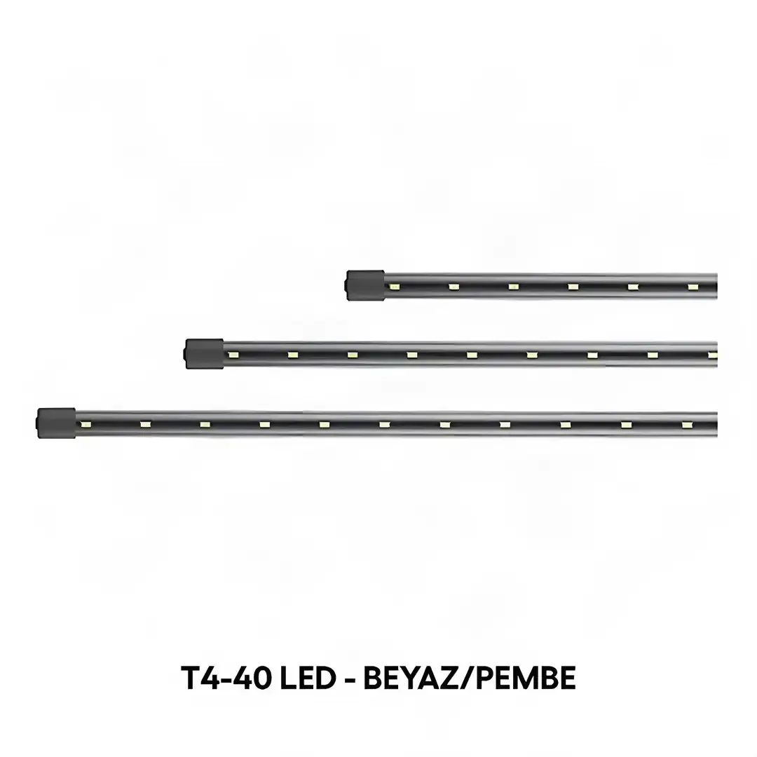 SOBO T4-40 White/Pink Akvaryum LED Beyaz/Pembe 40 CM | Setaş Pet Market