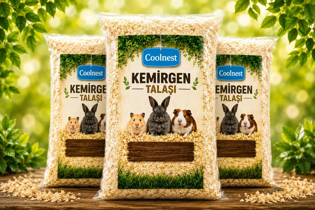 Ürün görseli: Coolnest Naturel Kemirgen Talaşı 15 Lt