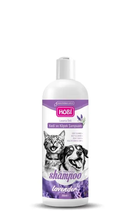 Ürün görseli: Hobi Lavanta Kokulu Kedi ve Köpek Şampuanı 250ml