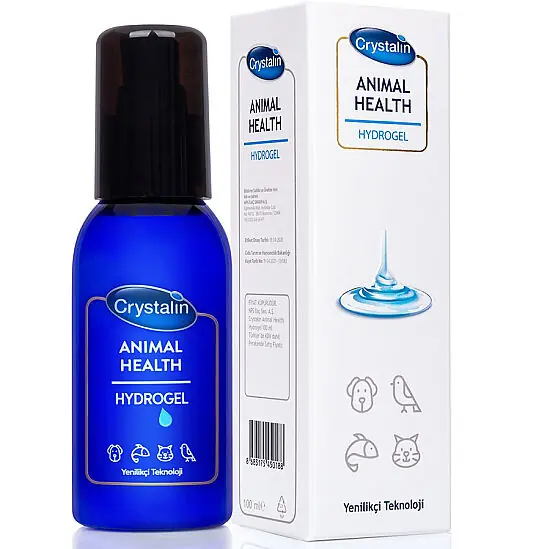 Ürün görseli: Crystalin Hydrogel Animal Health 100 ML ( Yara Bakım Solüsyonu ve Dezenfektan )