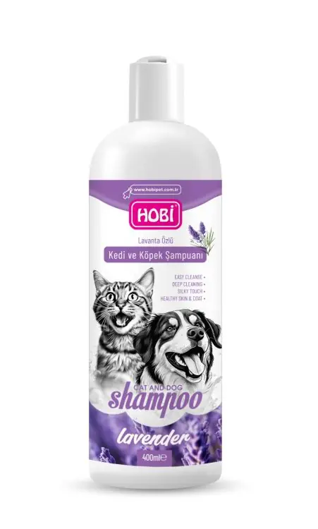 Ürün görseli: Hobi Lavanta Kokulu Kedi ve Köpek Şampuanı 400ml