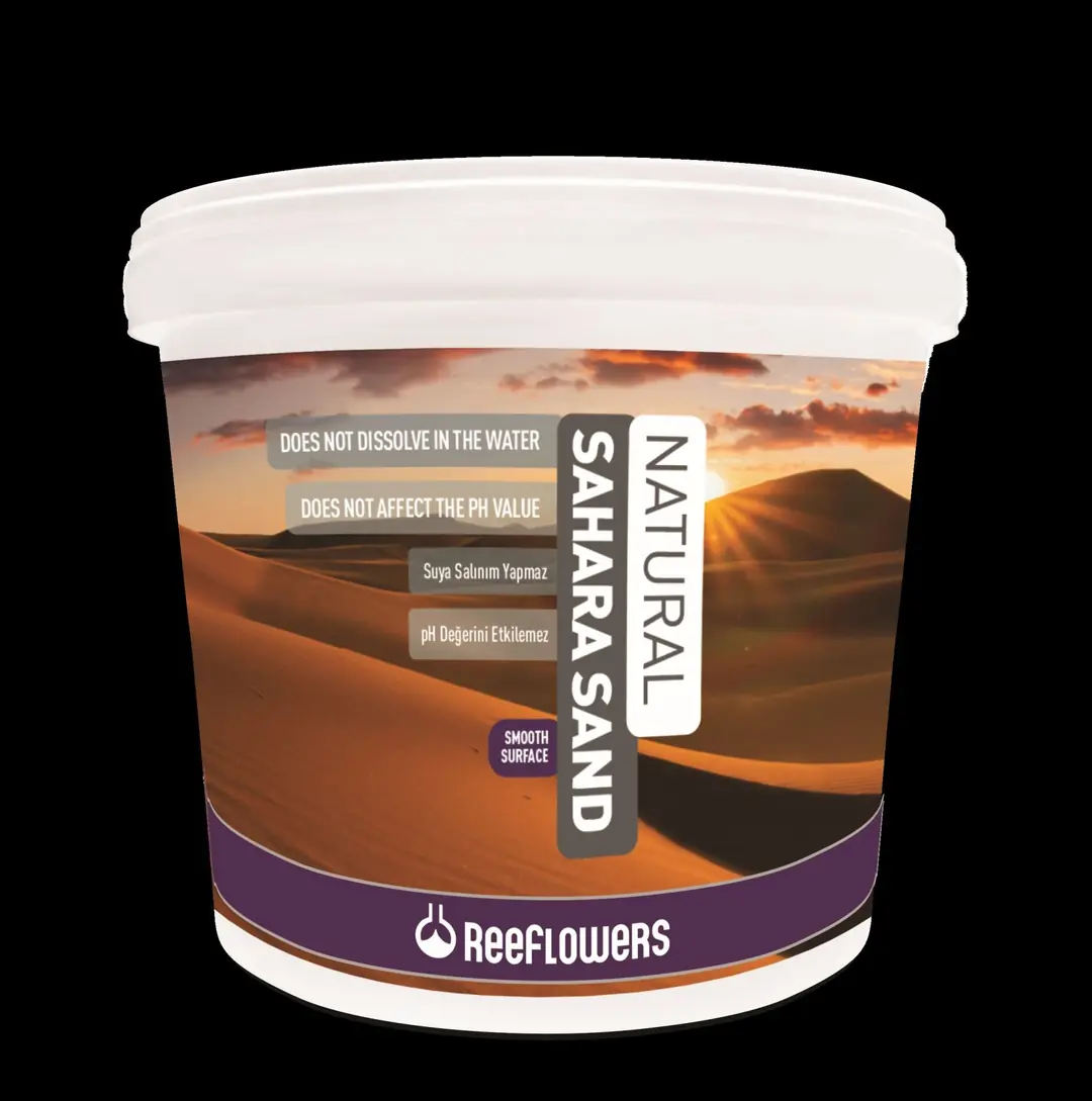 Ürün görseli: Reeflowers Natural Sahara Sand Akvaryum Kumu (0.5-1 Mm) 25 Kg